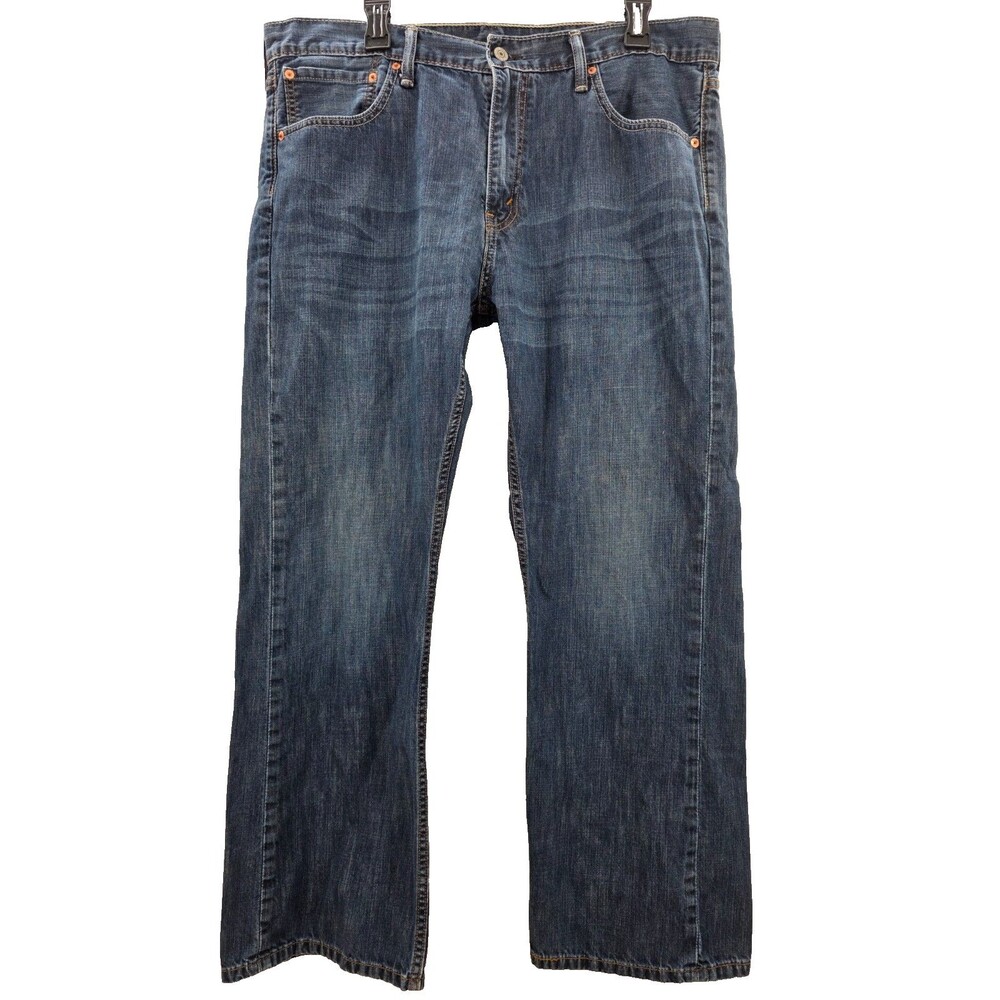 Levis 527 Boot Cut  Slim Fit Medium Wash Blue Jeans Men's Size 38 x 30